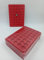 sans Couvercle - 10 Box/collecteurs/Plateaux Plastique pour Rangement Capsules Champagne / 40 Cases Rondes sans Couvercle