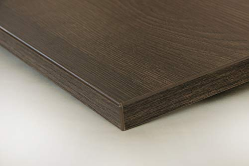 Schreibtischplatte 200x80 aus Holz DIY Schreibtisch direkt vom Hersteller vielseitig einsetzbar - Tischplatte Arbeitsplatte Werkbankplatte mit 125kg Belastbarkeit & Kratzfestigkeit - Noce Eiche