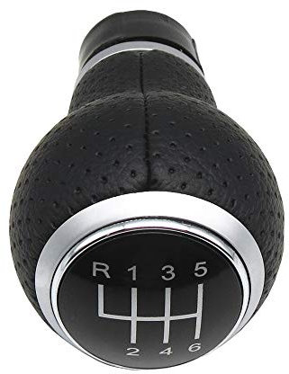 Pomos de palanca de cambios para Au-di A4 B8 S4 8K A5 8T Q5 8R Seat Leon MK1 Ibiza 6J Golf MK4 MK5 Passat B5 B6 Octavia, MT 6 Velocidades Negro