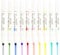 Zebra Mildliner Kreativer Textmarker, doppelseitig, 10 Stück, gemischte Farben