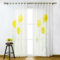 SCHOAL Gardinen mit Schlaufen Transparente Vorhänge Voile Gardinenschal Modern Blumen Muster 1 Stück BxH 150x225cm Gelb