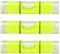 Acrylic Spirit Level 35mm (L) x 8mm (D) Tube Bubble [3 Pack] (Green)