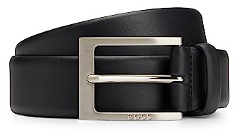 BOSS Herren Barnabie G rtel, New - Black002, 115 EU
