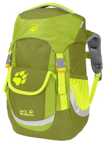 Jack Wolfskin Jack 2008242 Wolfskin Unisex Jugend Kids Explorer 16 Kinder Wanderrucksack, Green Tea, ONE Size