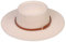 VPbao Damen Mädchen Wolle Breite Krempe Filz Bowler Fedora Hut Lady Floppy Cloche Derby Kirche Party Hüte - Faltbar, beige, Einheitsgröße