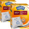 Swirl 2er Pack KÄ 2 Beutel für Nass- und Trockensauger (3 Stück, kompatibel mit Kärcher WD 2, Nilfisk Buddy II und Anderen, reißfestes Vliesmaterial, 3-lagig)
