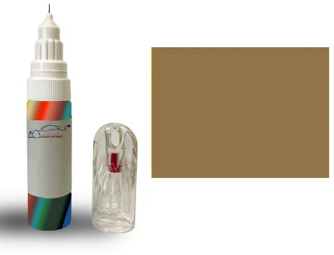 Xtremeauto RAL 1036 Pearl gold Pen Dull Matt Matte Touch Up Paint Brush Repair Scratch Upvc Pvc Metal Wood