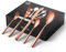 vancasso Besteck Set Rose Gold, 60-Teiliges Poliert Besteckset für 12 Personen, Messer/Gabel/Löffel/Dessertgabel/Kaffeelöffel, Essbesteck 18/10 Edelstahl mit Geschenkbox,Weihnachten Neujahrs