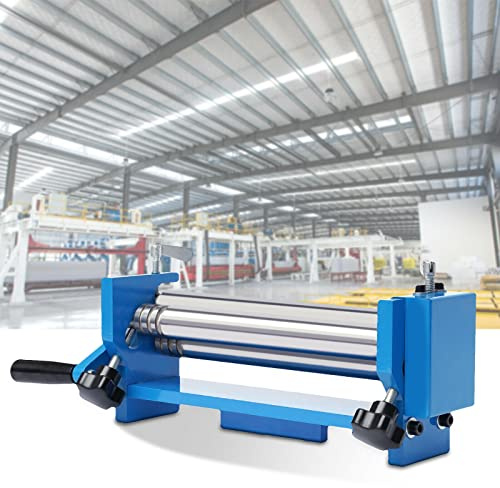 Rundbiegemaschine, Profi Handrohrbieger SJ 300 3 Walzen Biegeapparat Manuelle Vollblechbiegemaschine Biegemaschine Rundbiegegerät 30mm