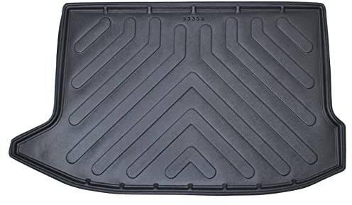 Trimak 3D Kofferraumwanne für Hyundai Kona Benzin/Diesel 1.Gen 2017-2023 | **Eine Ausbuchtung Kofferraummatte**, Kofferraummatte aus TPE Gummi, Passgenau, Hoher Rand, Rutschfest