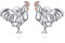 ONEFINITY Huhn Ohrringe Sterling Silber Huhn Studs Schmuck für Frauen und Mädchen