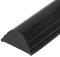 maxant Silicone Shower Threshold Water Barrier, Wet Room Floor Tray Sealing Strip, Stopper Bathroom Kitchen Sink Edging Seal Retaining Dam Strip (Black 1M) (WUKEL0881)