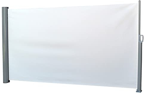 GMD Living Seitenmarkise/ausziehbarer Sicht- & Windschutz Dallas, 150 x 300 cm, Farbe:Creme, Größe:150 x 300 cm