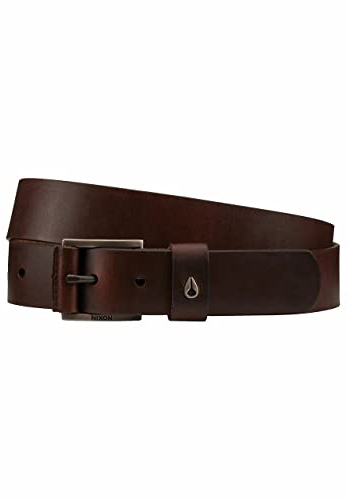 Nixon Ledergürtel Americana - Rot, Klassischer Gürtel für Erwachsene, Unisex