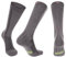 DANISH ENDURANCE Kompressionsstrümpfe, Sport Kompressionssocken, 21-26 mmHg, Unisex, für Herren & Damen, Grau/Schwarz, 35-38