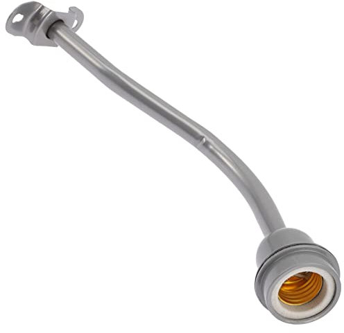Angoily Home Lamp Holder E27 Light E27 Extension Extender Adapter 30 CM/11.8 Inch Extension for Home Office Basement Adjustable Lamp Adapter E27 Screw Light Socket