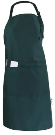 Viamart® Premium Kochschürze für Damen & Herren - Küchenschürze & Grillschürze BBQ - Verstellbar mit Langen Bändern & Schnalle - 3 Große Taschen - Waschbar 60°C