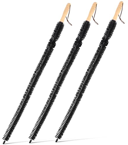 minkissy Lot De 3 Brosses De Nettoyage pour Radiateur Manche en Poils De Chèvre pour Un Dépoussiérage Facile