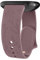 Wanme Gravé Floral Bracelets de Montre 20mm 22mm, Bracelets en Silicone Imperméables, Bracelet de Remplacement Réglable à Dégagement Rapide pour Homme Femme (Fumée Violet, 20mm)
