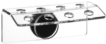 MiOYOOW Aquarium Coral Frag Rack Bracket, Korallen Fragment Halter, 4/8-Loch Stöpsel, Acryl Korallen Fragmentgestell mit Magnetischem Saugnapf für Aquarien