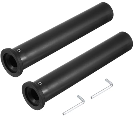 sourcing map Adapter Sleeve, 11 Inch Weight Plate Posts Exercise Equipment for Barbell Bars, 2 Sets