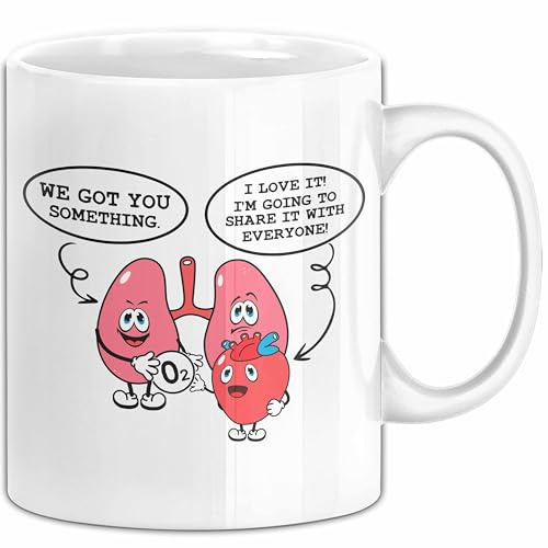 Medizin Geschenke Tasse Für Doktor Krankenpfleger Facharzt Becher (Weiß)