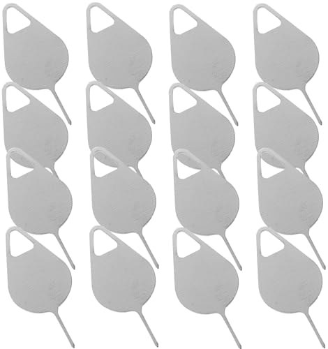 HOMSFOU 100 Stück SIM Karten Entfernungsnadel SIM Karten Auswerfer SIM Tray Entferner Auswurfstift Werkzeug Karten Tablett Auswurfnadel SIM Karten Werkzeug SIM Pin