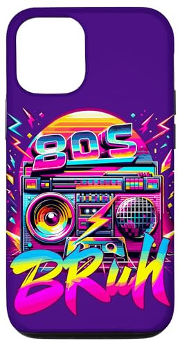 Hülle für iPhone 14 Pro Retro 80s Bruh Boombox Vibe - Ultimate Throwback Party