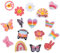 16 Piece Iron On Patches Kit for Clothing, Embroidered Iron, Embroidered Applique Patches Stickers Assorted, Ideal for DIY Crafts, Repair of T-Shirts, Jeans, Bags
