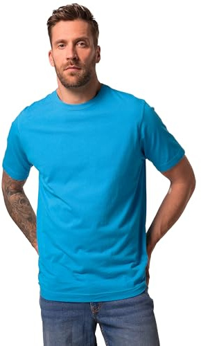 JP 1880 Herren T-Shirt, Basic, Rundhals, Gekämmte Baumwolle T-Shirt (1er Pack)