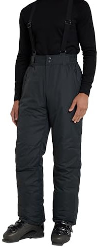 Mountain Warehouse Dusk II Mens Ski Pants - Warm gefütterte Fleece-Hose, Thermisch getestet bei -20 °C & Snowpoof - Winter Skifahren, Wintersport, Wandern Grau 3X-Large