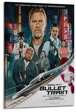 LIRAHRNNKA BULLET TRAIN Poster, dekoratives Leinwandposter, Wandkunst, Dekor, Wohnzimmer, moderne Schlafzimmer-Dekoration, Poster, 20 x 30 cm, Rahmenstil