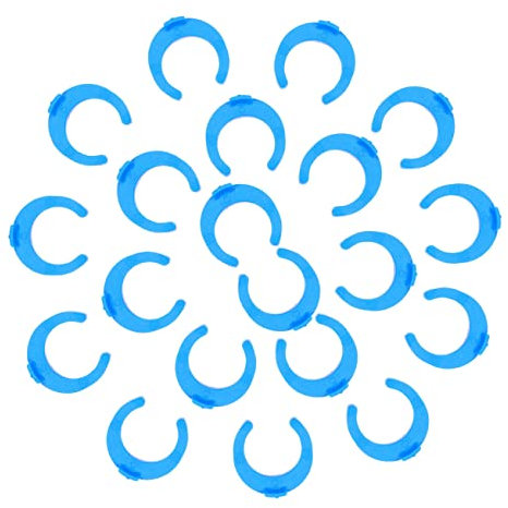 Angoily 50 Stück 1/4 Zoll Wasserfilter Verschlussclip Aus Langlebigem Kunststoff Schnelles Abdichten Ohne Werkzeug Für Ro Filter Und Trinkwasser Systeme