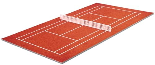 Overdrive-Racing Tennisplatz Tennisanlage Sportplatz - Spur H0 TT N - 1:87 1:120 1:160, Größe/Maßstab:H0-1/87