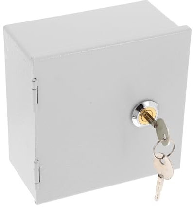 HOMOBABE Scatola Elettrica Esterno Inossidabile Con Serratura e Chiavi Resistente Alle Intemperie Protezione Per Prese e Interruttori Sicurezza Antifurto Per Uso Domestico e Commerciale