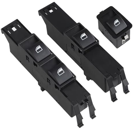 Btnuahq Schalter Fensterheber Für E46 323Ci 325Ci 328Ci Für M3 2000-2006 61316902177 61316902174 61316902175 Power Fenster Schalter Taste Coupe Compact(A Set)