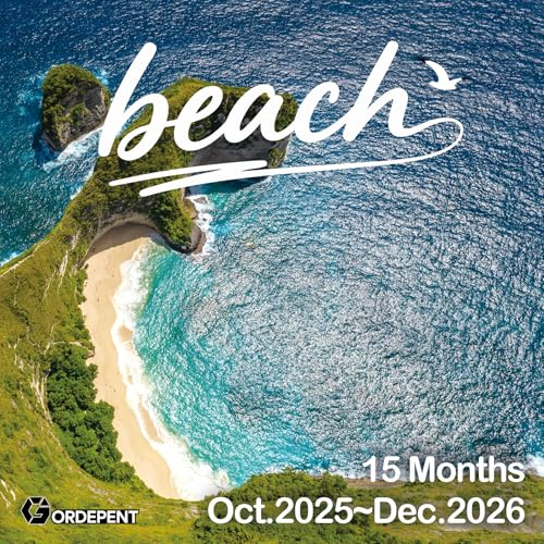 calendario da parete 2025-2026 spiaggia