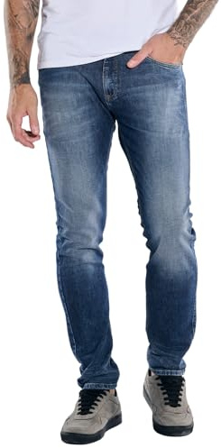 emilio adani Herren Jeans, Brilliantblau