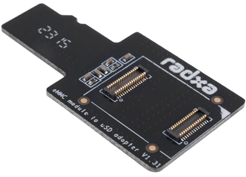 Leprera EMMC zu USB Adapterplatine EMMC zu MicroSD Adapterplatine MicroSD EMMC Module für Rock PI 4A/4B