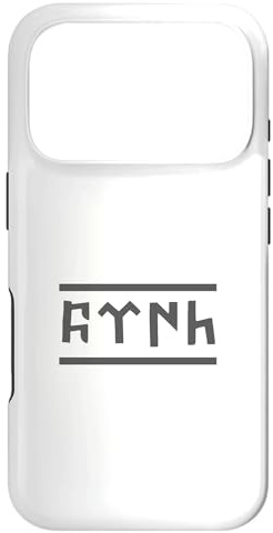 Hülle für iPhone 17 Pro TÜRK Schrift mit Göktürk-Buchstaben kreatives Türk Design