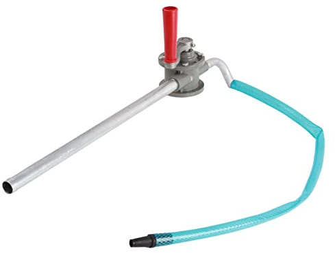 Jxngery Rotary Pump 5L Clockwise Rotation Strong Sealing Portable Manual Oil Pump for Gasoline Kerosene