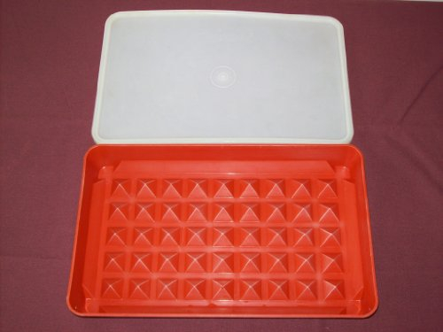 Tupperware Hotdog/Wurst-/Speckbehälter, Rot