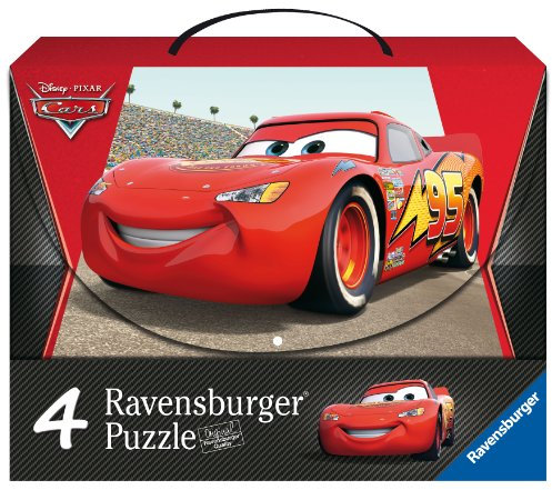 Ravensburger 07200 - Rasante Disney Cars - 2 x 64 Teile / 2 x 81 Teile Puzzlekoffer