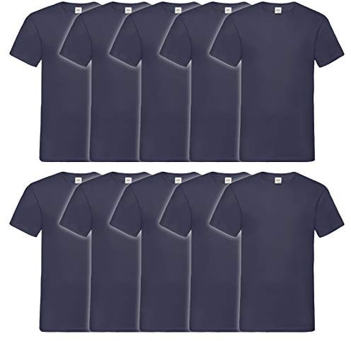 Fruit of the Loom Men's Valueweight V-Neck Tee T-Shirt