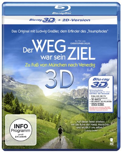 Der Weg war sein Ziel - Zu Fuß von München nach Venedig [3D Blu-ray + 2D Version]