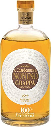 Nonino Distillatori Grappe aus Italien Grappa Lo Chardonnay Monovitigno (6 x 0,7 Liter)