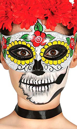 Guirca Fiestas GUI12907 - Gesichtsmaske Tag der Toten Frau