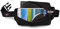 Flexi-Gurt Schwarz: Dehnbare Bauchtasche Gürteltasche Hüfttasche Bauchbeutel Klein Startnummernband für Sport Laufen Joggen Wandern Reisen Fitness Smartphone Wertsachen Damen und Herren