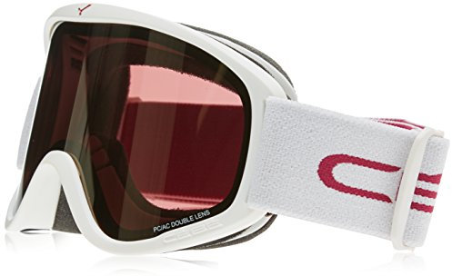 Cébé Razor M, Skibrille Damen, matt White/Cranberry, M