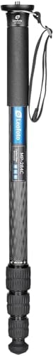 Leofoto - Monopiede in carbonio - Estremamente forte - Portata 18 kg - Altezza massima: 165 cm (senza testa sferica) - Leggero - MP-284C